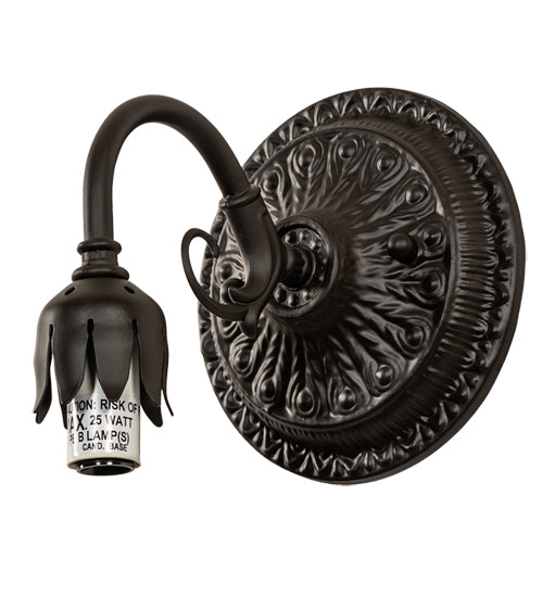 Meyda Lighting 6" Oil Rubbed Bronze Wall Sconce Hardware