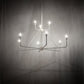 Meyda Lighting 60" 9-Light Furniture White Chandelier