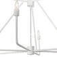 Meyda Lighting 60" 9-Light Furniture White Chandelier