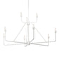 Meyda Lighting 60" 9-Light Furniture White Chandelier