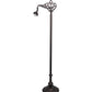 Meyda Lighting 60" Mahogany Bronze Bridge Arm Floor Lamp Base