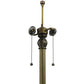 Meyda Lighting 61" 2-Light Antique Mission Floor Lamp Base