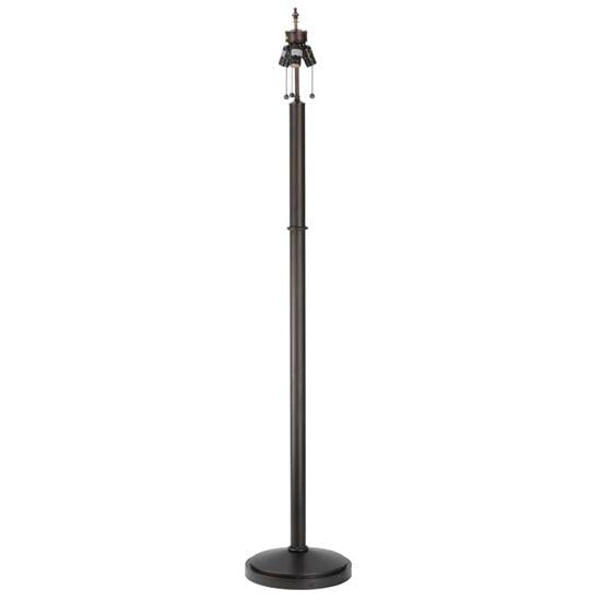 Meyda Lighting 62" 3-Light Mahogany Bronze Floor Lamp Base
