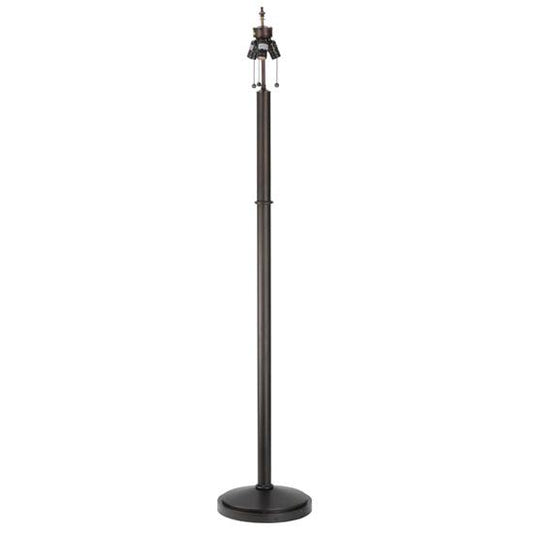 Meyda Lighting 62" 3-Light Mahogany Bronze Floor Lamp Base
