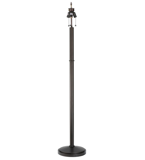 Meyda Lighting 62" 3-Light Mahogany Bronze Floor Lamp Base