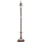 Meyda Lighting 62" 3-Light Mahogany Bronze Metal & Stone Floor Lamp Base