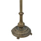 Meyda Lighting 63" Mahogany Bronze Bridge Arm Floor Lamp Base With 2.25 Fitter Hardware