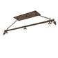 Meyda Lighting 66" 3-Light Oil Rubbed Bronze Island Pendant Light Hardware