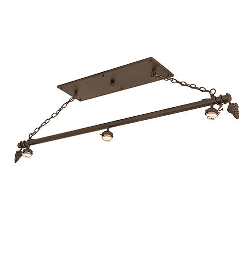 Meyda Lighting 66" 3-Light Oil Rubbed Bronze Island Pendant Light Hardware