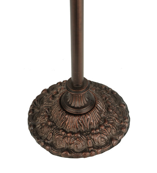 Meyda Lighting 66" Mahogany Bronze Torchiere Floor Lamp Base