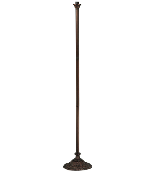 Meyda Lighting 66" Mahogany Bronze Torchiere Floor Lamp Base