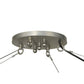 Meyda Lighting 66" RGB LED Brushed Finish Quasar Pendant Light