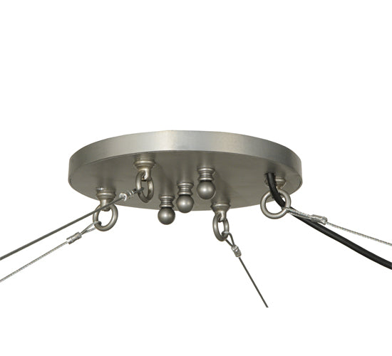 Meyda Lighting 66" RGB LED Brushed Finish Quasar Pendant Light