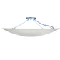 Meyda Lighting 66" RGB LED Brushed Finish Quasar Pendant Light