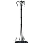 Meyda Lighting 67" 3-Light Black Powdercoat Wrought Iron Serpentine Floor Lamp Base