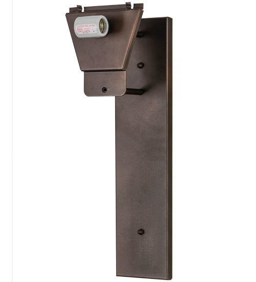 Meyda Lighting 7" 2-Light Mahogany Bronze Wall Sconce Hardware