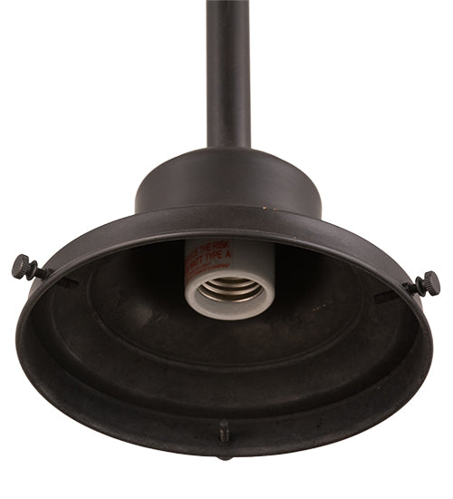 Meyda Lighting 7" Craftsman Brown Pendant Light Hardware