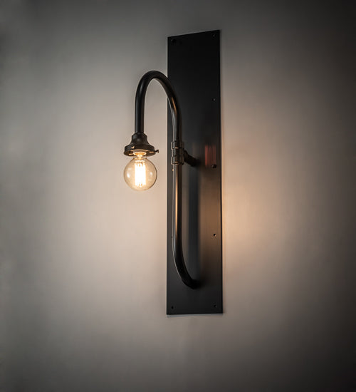 Meyda Lighting 7" Flat Black Custom Wall Sconce Hardware