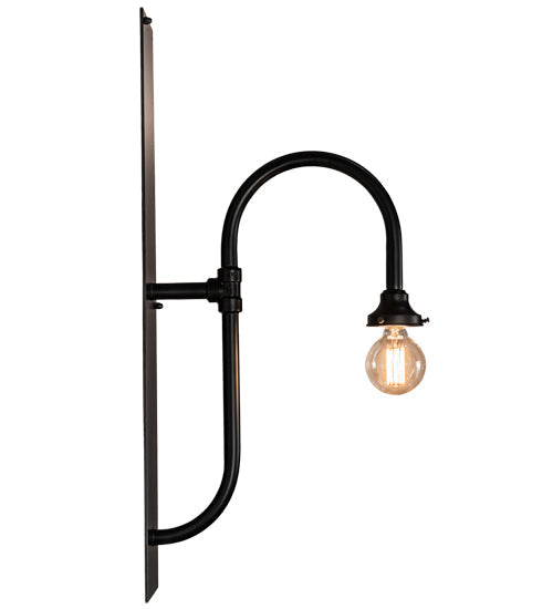 Meyda Lighting 7" Flat Black Custom Wall Sconce Hardware