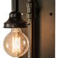 Meyda Lighting 7" Flat Black Custom Wall Sconce Hardware