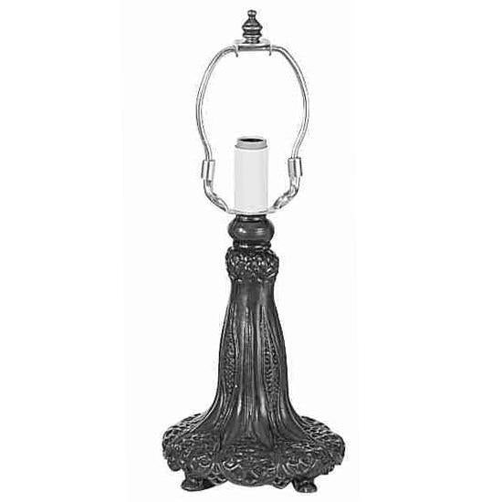 Meyda Lighting 7" Mahogany Bronze Golden Lily Table Lamp Base