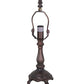 Meyda Lighting 7" Mahogany Bronze Table Lamp Base