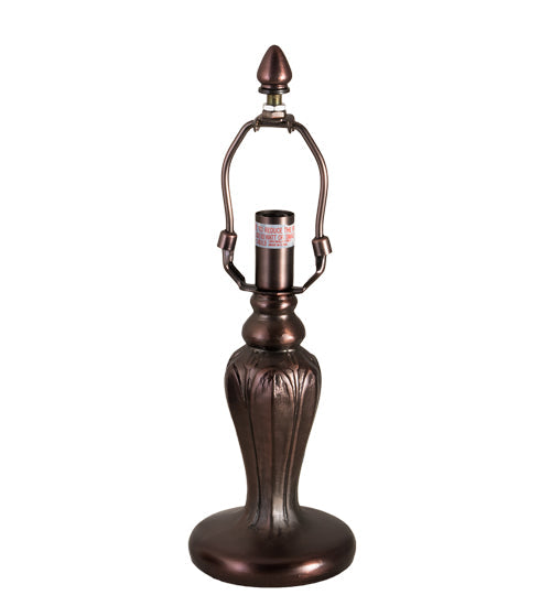 Meyda Lighting 7" Mahogany Bronze Tulip Vase Table Lamp Base