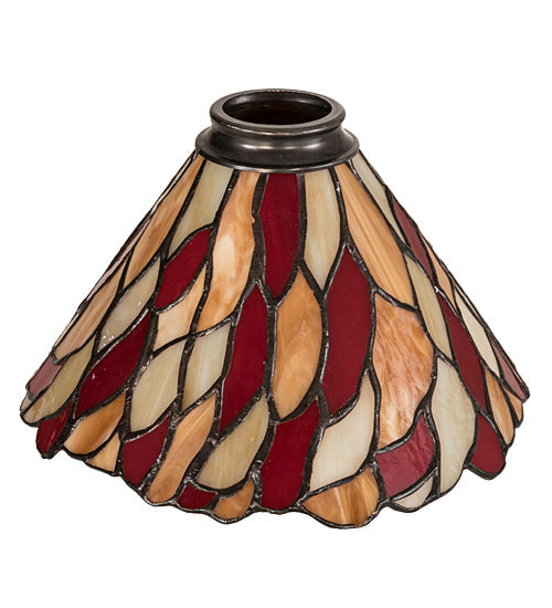 Meyda Lighting 8" Custom Willow Multi-Colored Jadestone Shade