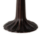 Meyda Lighting 8" Mahogany Bronze Small Leaf Table Lamp Base