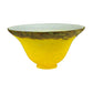 Meyda Lighting 8" Pate-De-Verre Yellow and Green Bell Shade Glass