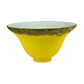 Meyda Lighting 8" Pate-De-Verre Yellow and Green Bell Shade Glass
