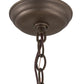 Meyda Lighting 9" 2-Light Tyler Bronze Pendant Light Hardware