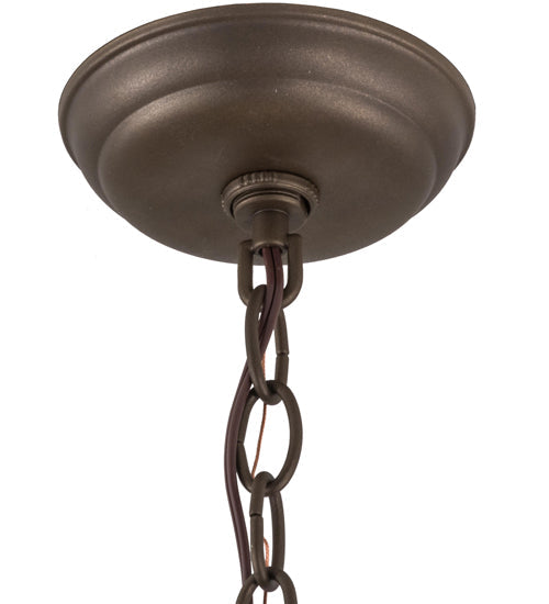 Meyda Lighting 9" 2-Light Tyler Bronze Pendant Light Hardware