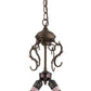 Meyda Lighting 9" 2-Light Tyler Bronze Pendant Light Hardware