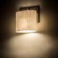 Meyda Lighting Abernathy 7" Nickel Wall Sconce With White Fleshtone Idalight Shade Glass