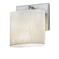 Meyda Lighting Abernathy 7" Nickel Wall Sconce With Whitestone Idalight Shade