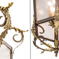 Meyda Lighting Acanthus 35" 12-Light Light Tobacco & Antique Gold Elisa Pendant Light With Clear Rainstone Idalight Shade Glass