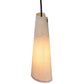 Meyda Lighting Accoutre 6" Timeless Bronze Mini Pendant Light With Beige Canvas Shade Glass