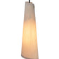 Meyda Lighting Accoutre 6" Timeless Bronze Mini Pendant Light With Beige Canvas Shade Glass