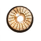 Meyda Lighting Acorn 12" 3-Light Mahogany Bronze Pendant Light With Root Beer & Beige Shade Glass