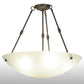 Meyda Lighting Adalee 24" 5-Light Timeless Bronze Semi-flush Mount Ceiling Light With Clear Frosted Shade Glass