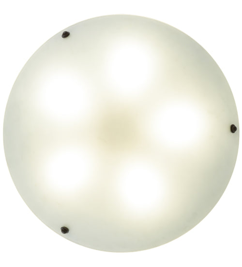 Meyda Lighting Adalee 24" 5-Light Timeless Bronze Semi-flush Mount Ceiling Light With Clear Frosted Shade Glass