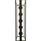 Meyda Lighting Affinity 48" 5-Light Timeless Bronze Island Pendant Light With Frosted Clear Shade Glass