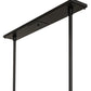 Meyda Lighting Affinity 59" 6-Light Bronze Southland Island Pendant Light With Clear Solar Black Shade Glass