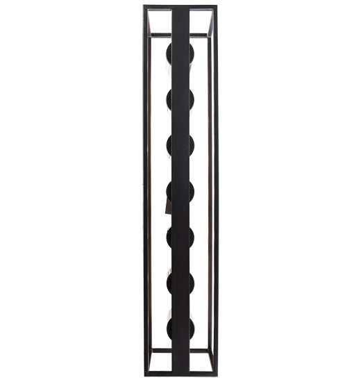 Meyda Lighting Affinity 60" 7-Light Timeless Bronze Island Pendant Light With Clear Shade Glass