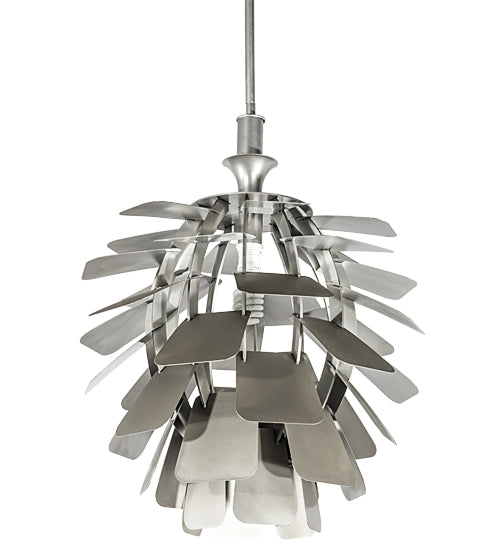 Meyda Lighting Agava 24" Nickel Pendant Light