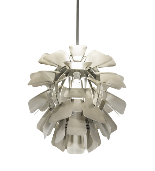 Meyda Lighting Agava 24" Nickel Pendant Light