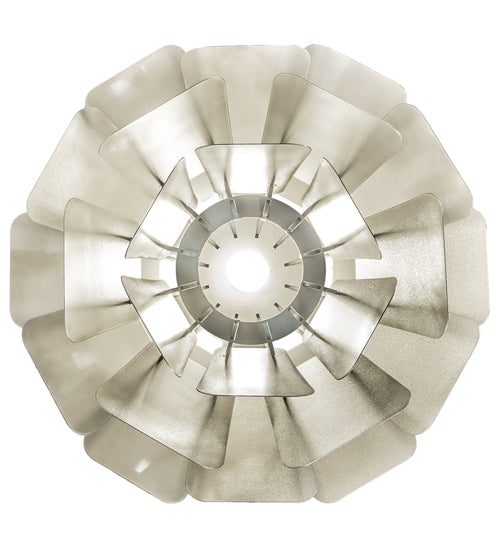Meyda Lighting Agava 24" Nickel Pendant Light