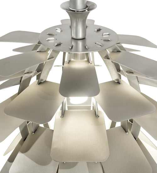 Meyda Lighting Agava 24" Nickel Pendant Light