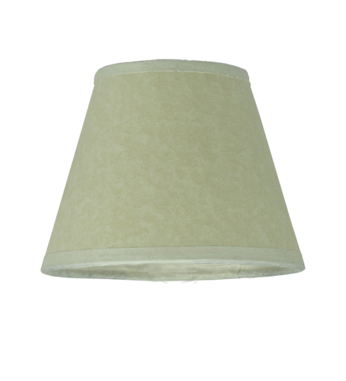 Meyda Lighting Aged Celadon 5" Beige Parchment Shade